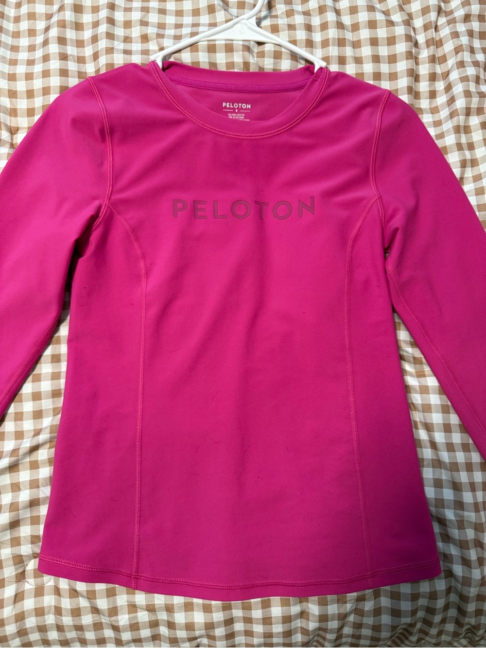 Peloton Fuchsia Long-Sleeve Top